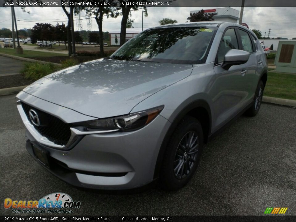 2019 Mazda CX-5 Sport AWD Sonic Silver Metallic / Black Photo #3