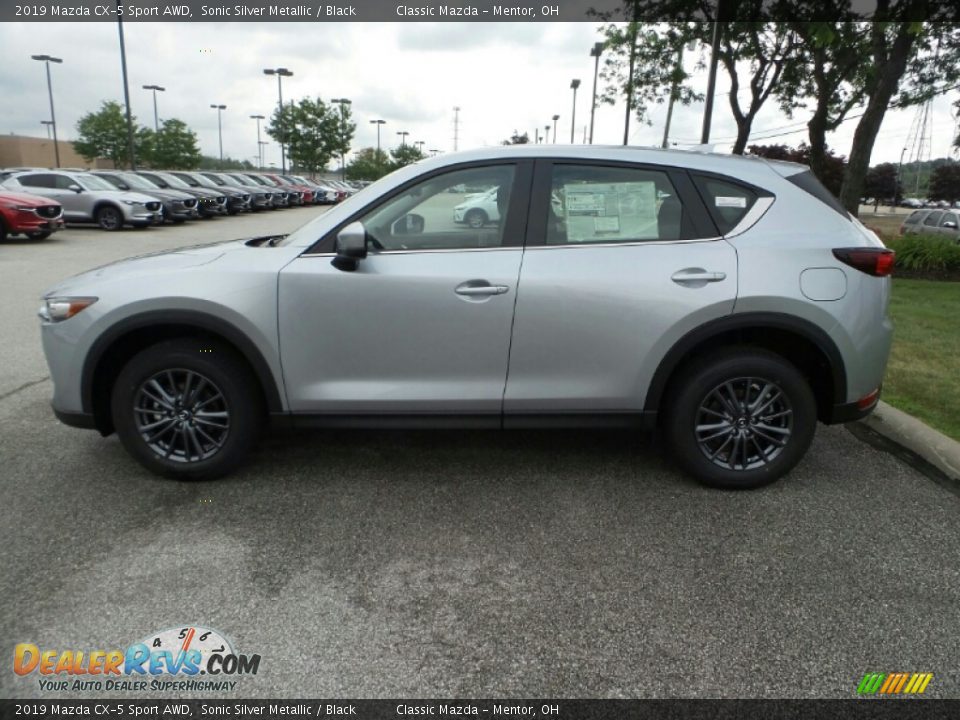 2019 Mazda CX-5 Sport AWD Sonic Silver Metallic / Black Photo #4