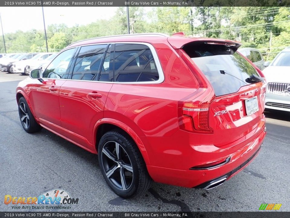 Passion Red 2019 Volvo XC90 T5 AWD R-Design Photo #6