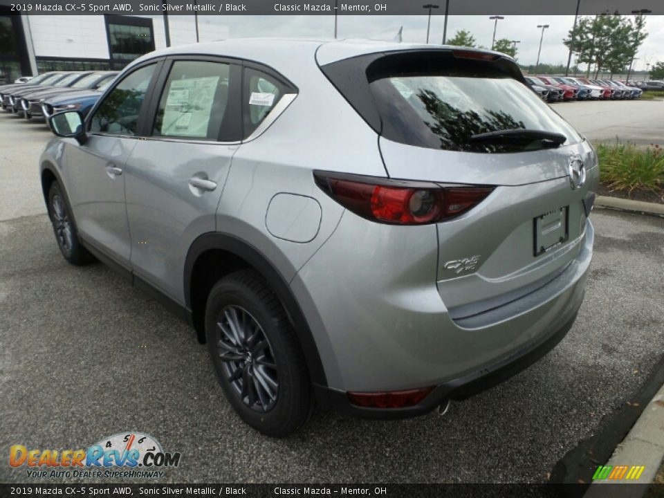 2019 Mazda CX-5 Sport AWD Sonic Silver Metallic / Black Photo #5