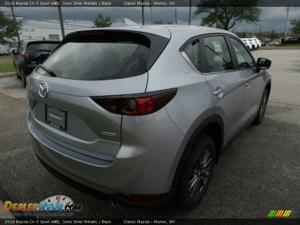 2019 Mazda CX-5 Sport AWD Sonic Silver Metallic / Black Photo #7