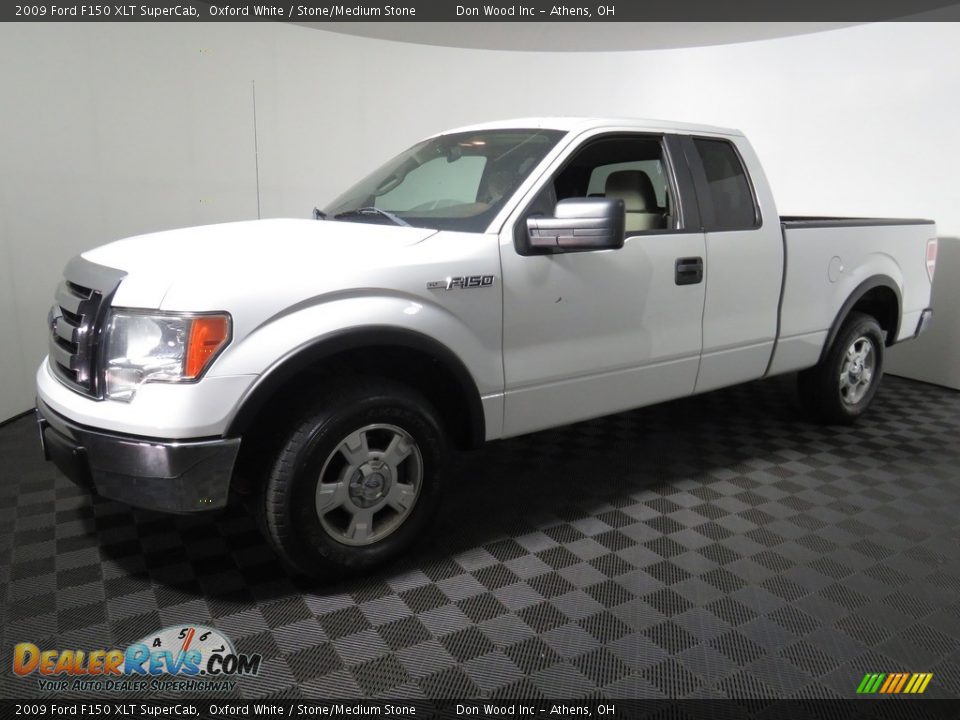 2009 Ford F150 XLT SuperCab Oxford White / Stone/Medium Stone Photo #7