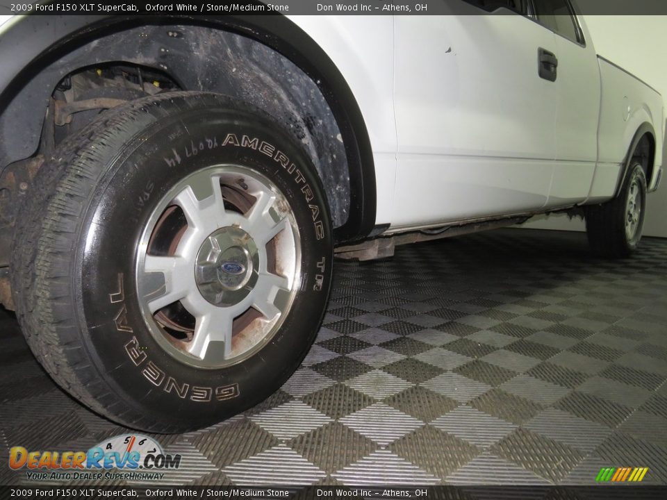 2009 Ford F150 XLT SuperCab Oxford White / Stone/Medium Stone Photo #8