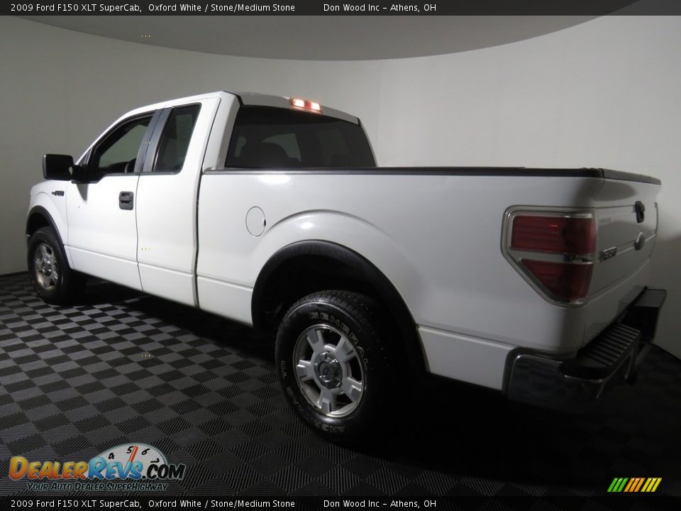 2009 Ford F150 XLT SuperCab Oxford White / Stone/Medium Stone Photo #9