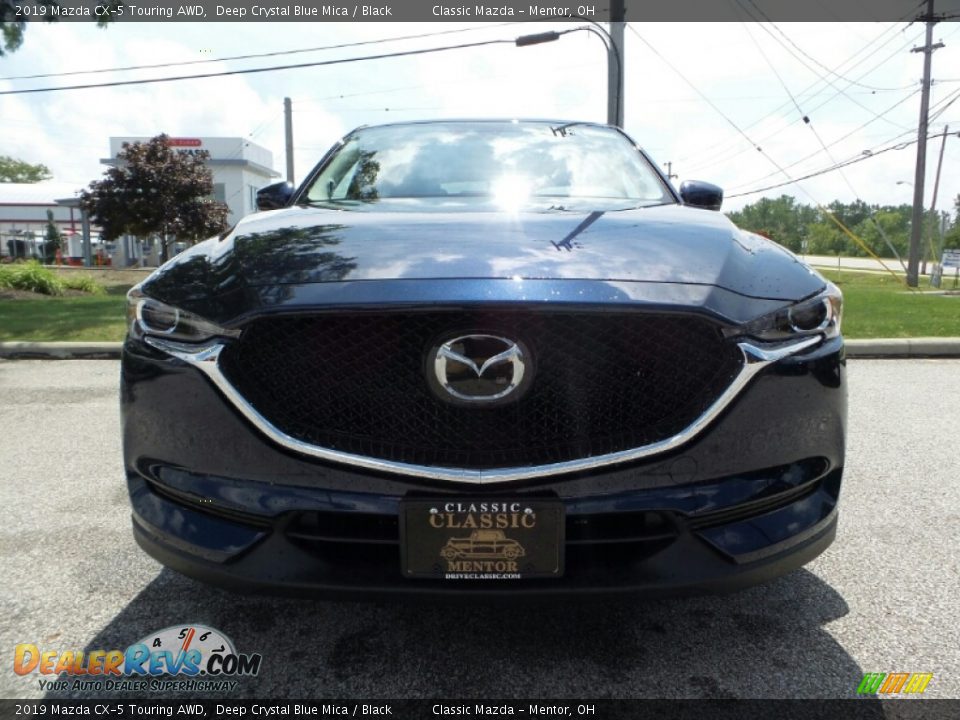 2019 Mazda CX-5 Touring AWD Deep Crystal Blue Mica / Black Photo #2