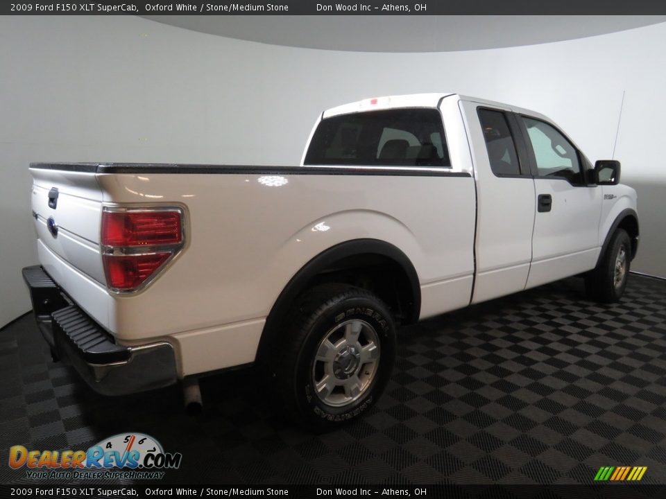 2009 Ford F150 XLT SuperCab Oxford White / Stone/Medium Stone Photo #13