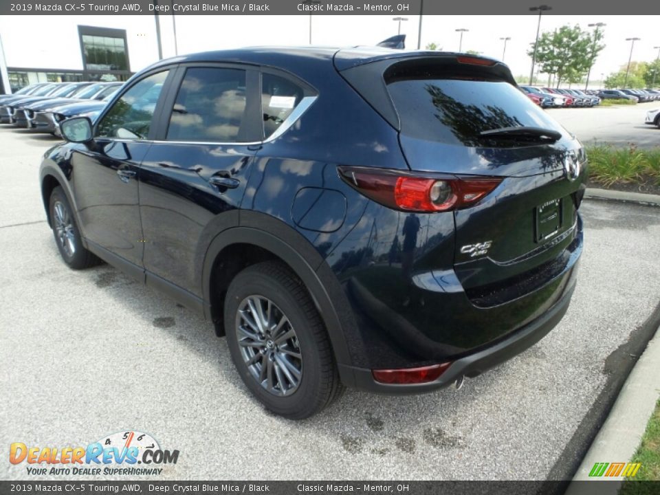 2019 Mazda CX-5 Touring AWD Deep Crystal Blue Mica / Black Photo #5