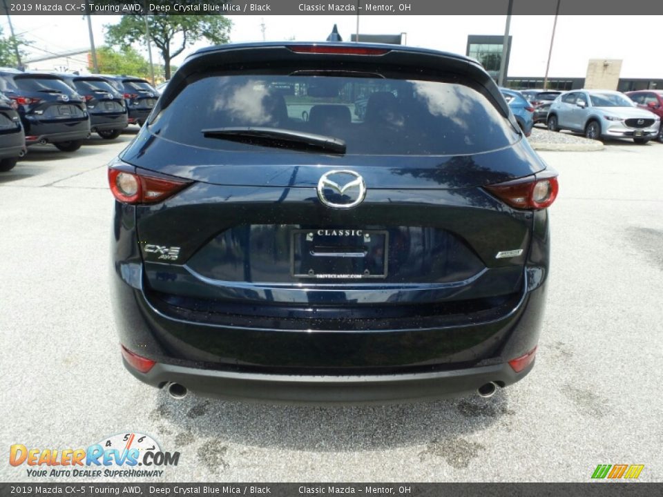 2019 Mazda CX-5 Touring AWD Deep Crystal Blue Mica / Black Photo #6