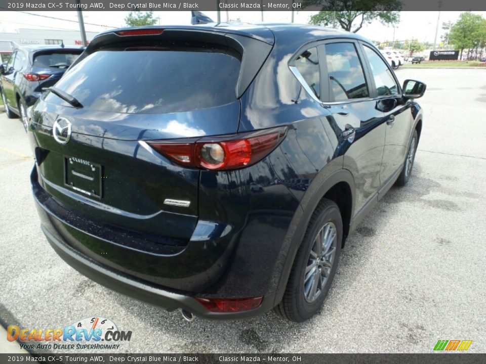 2019 Mazda CX-5 Touring AWD Deep Crystal Blue Mica / Black Photo #7