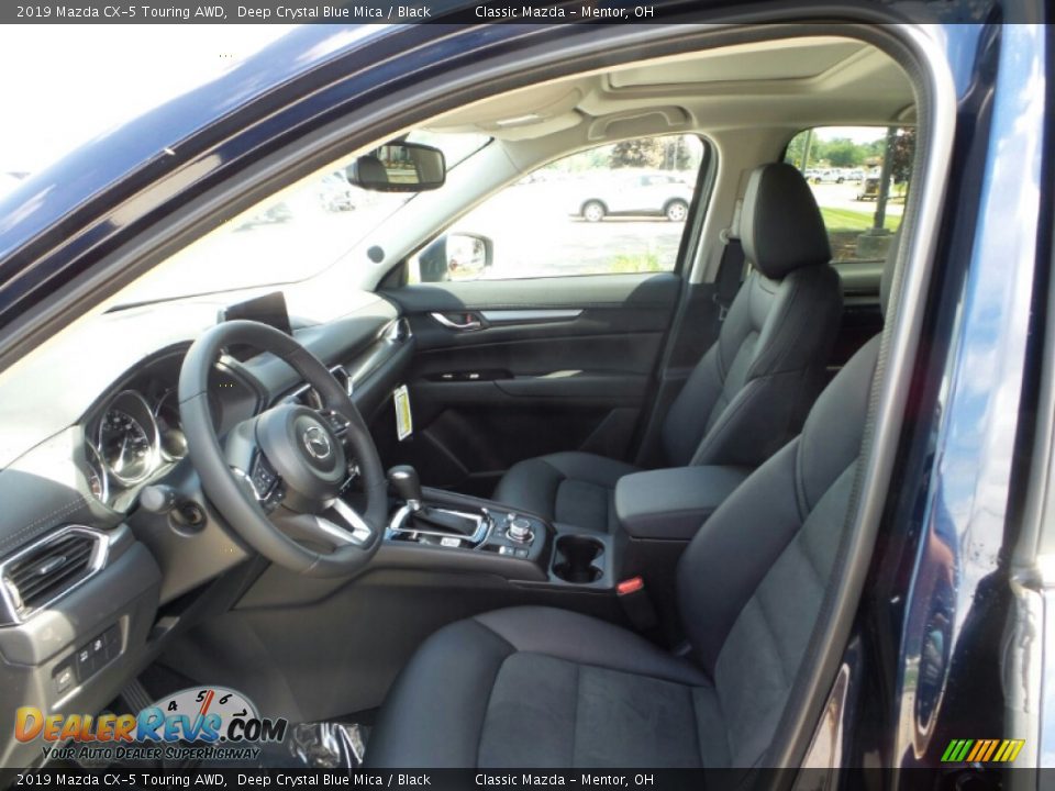 2019 Mazda CX-5 Touring AWD Deep Crystal Blue Mica / Black Photo #8