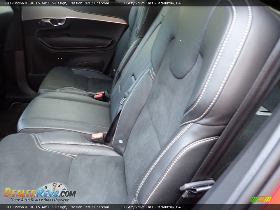 Rear Seat of 2019 Volvo XC90 T5 AWD R-Design Photo #16