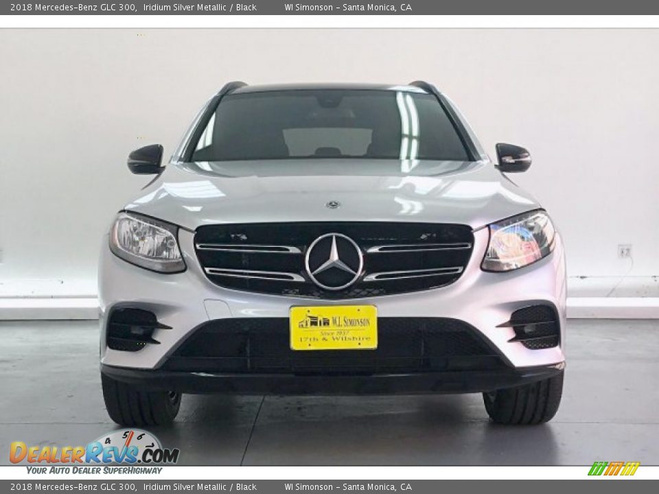 2018 Mercedes-Benz GLC 300 Iridium Silver Metallic / Black Photo #2