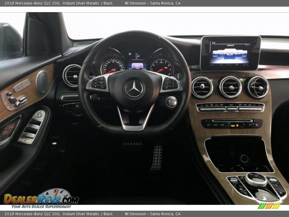2018 Mercedes-Benz GLC 300 Iridium Silver Metallic / Black Photo #4