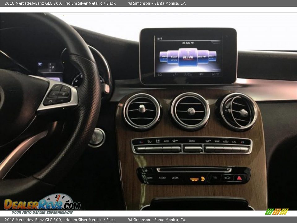 2018 Mercedes-Benz GLC 300 Iridium Silver Metallic / Black Photo #5