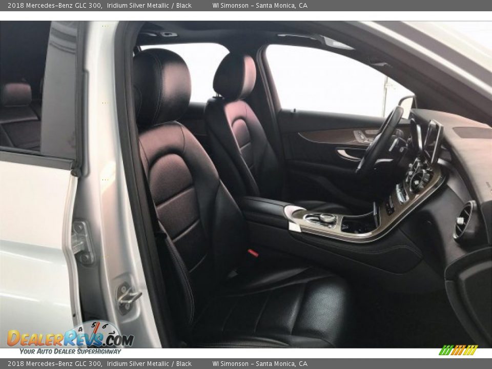 2018 Mercedes-Benz GLC 300 Iridium Silver Metallic / Black Photo #6