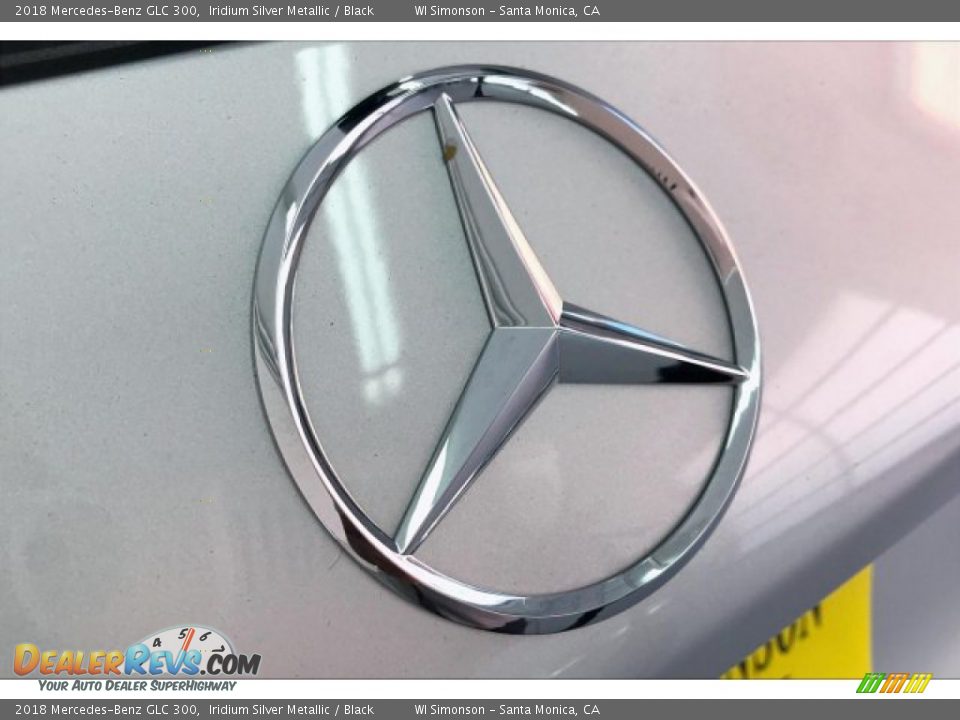 2018 Mercedes-Benz GLC 300 Iridium Silver Metallic / Black Photo #7