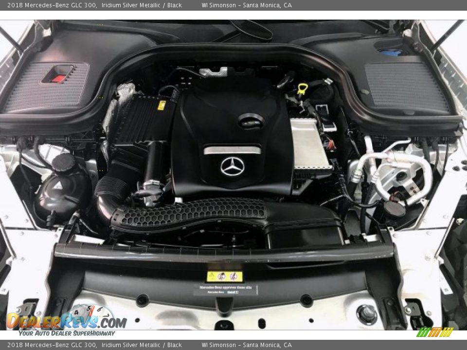 2018 Mercedes-Benz GLC 300 Iridium Silver Metallic / Black Photo #9