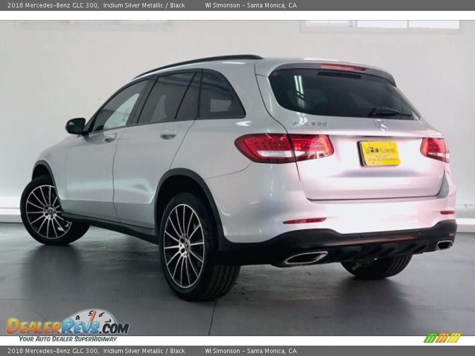2018 Mercedes-Benz GLC 300 Iridium Silver Metallic / Black Photo #10