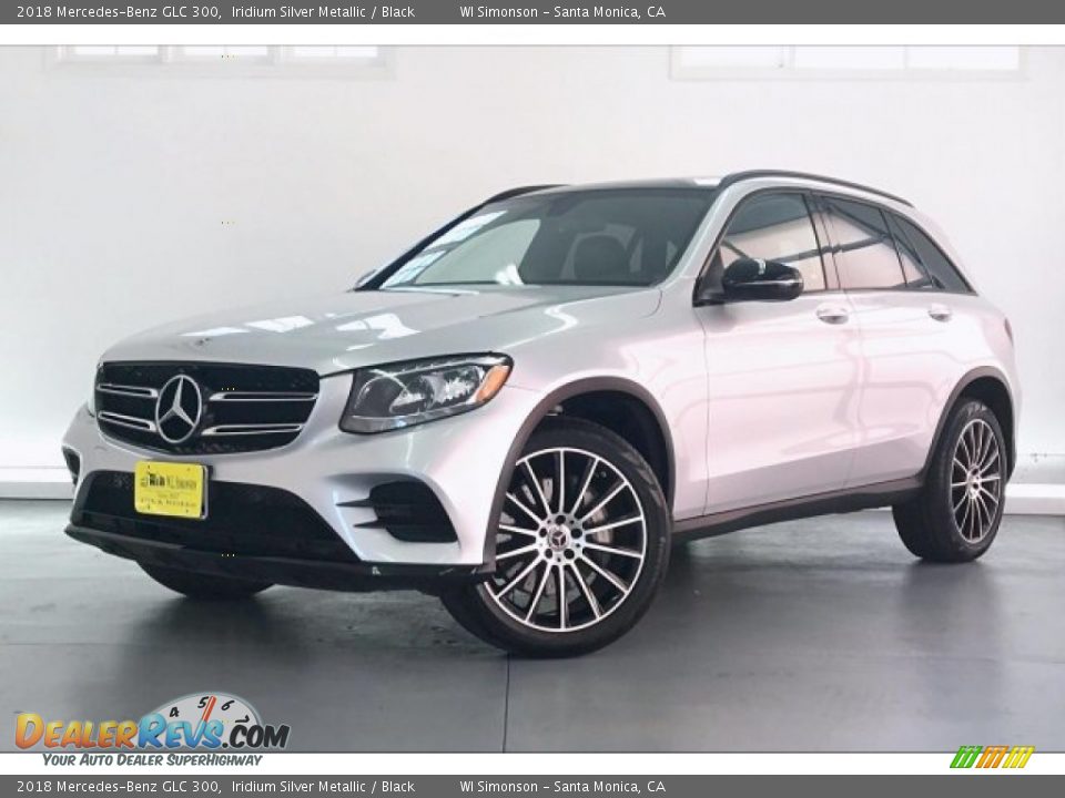 2018 Mercedes-Benz GLC 300 Iridium Silver Metallic / Black Photo #12