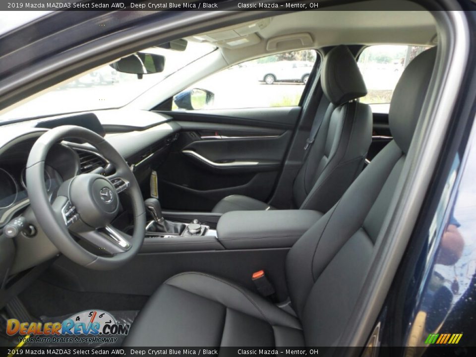 2019 Mazda MAZDA3 Select Sedan AWD Deep Crystal Blue Mica / Black Photo #8