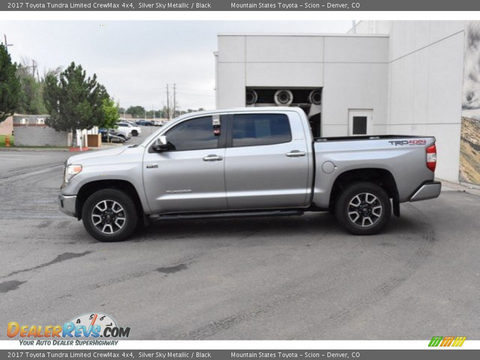 2017 Toyota Tundra Limited CrewMax 4x4 Silver Sky Metallic / Black Photo #3