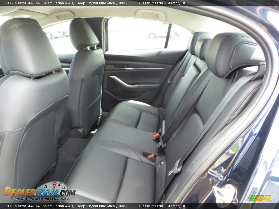 2019 Mazda MAZDA3 Select Sedan AWD Deep Crystal Blue Mica / Black Photo #9