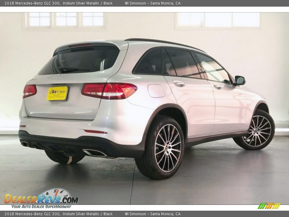 2018 Mercedes-Benz GLC 300 Iridium Silver Metallic / Black Photo #16