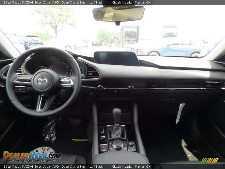2019 Mazda MAZDA3 Select Sedan AWD Deep Crystal Blue Mica / Black Photo #10