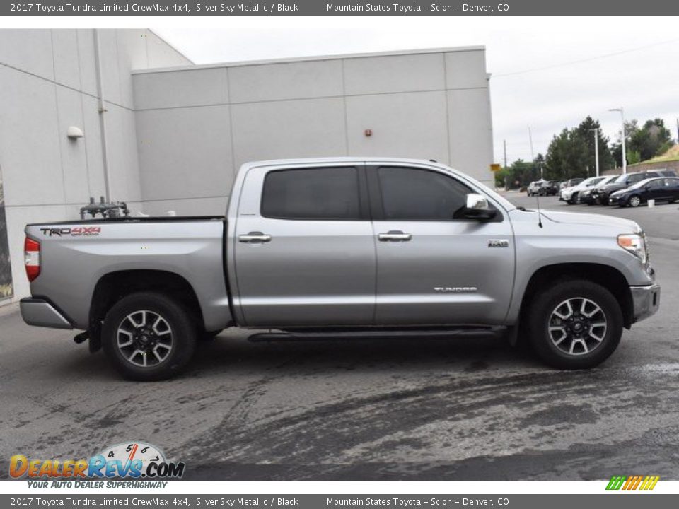 2017 Toyota Tundra Limited CrewMax 4x4 Silver Sky Metallic / Black Photo #7