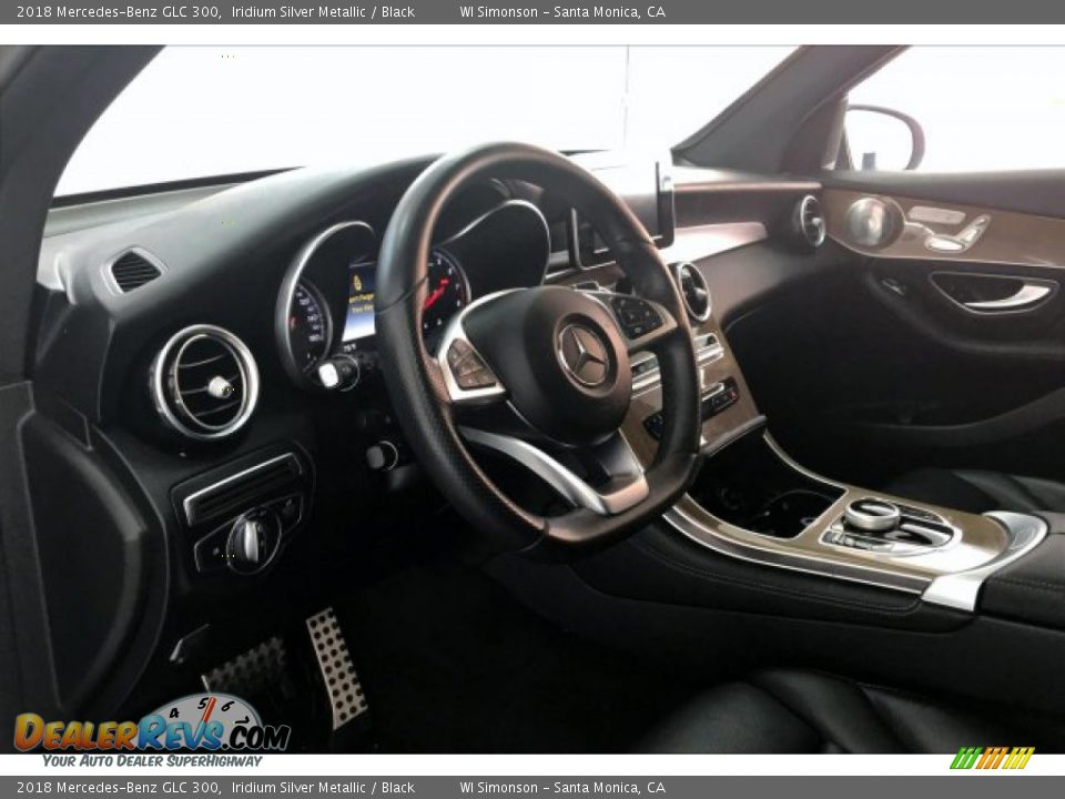 2018 Mercedes-Benz GLC 300 Iridium Silver Metallic / Black Photo #22
