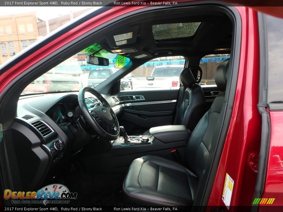 2017 Ford Explorer Sport 4WD Ruby Red / Ebony Black Photo #13