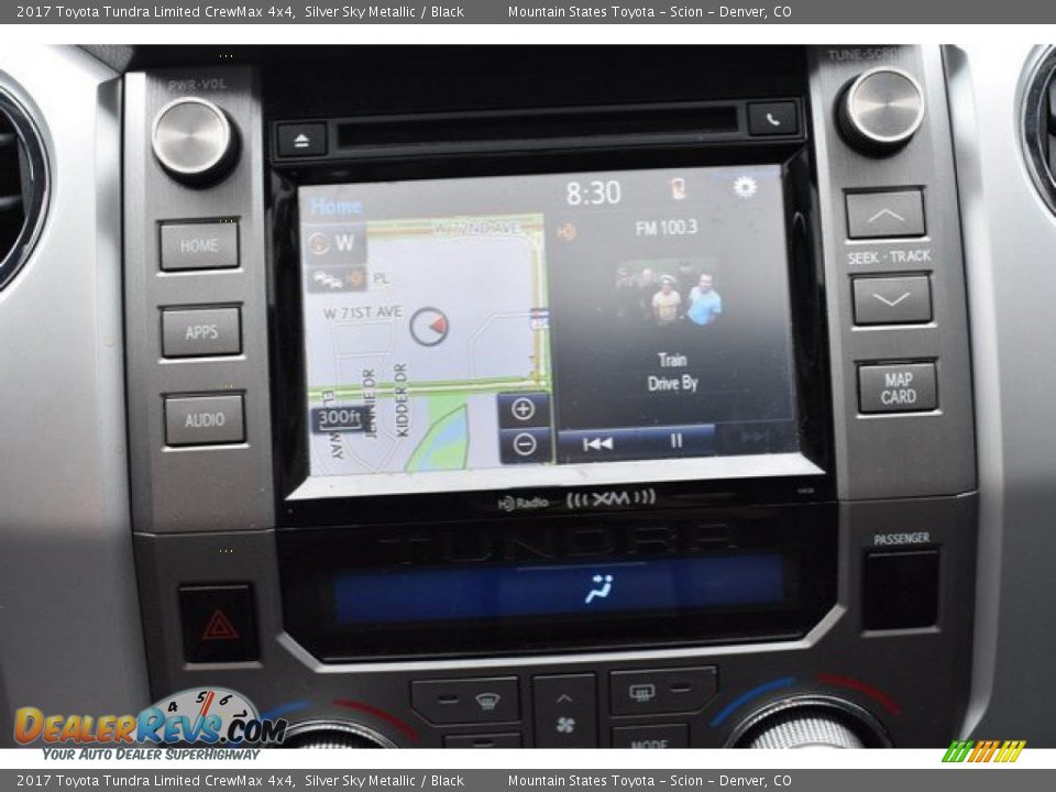 2017 Toyota Tundra Limited CrewMax 4x4 Silver Sky Metallic / Black Photo #11