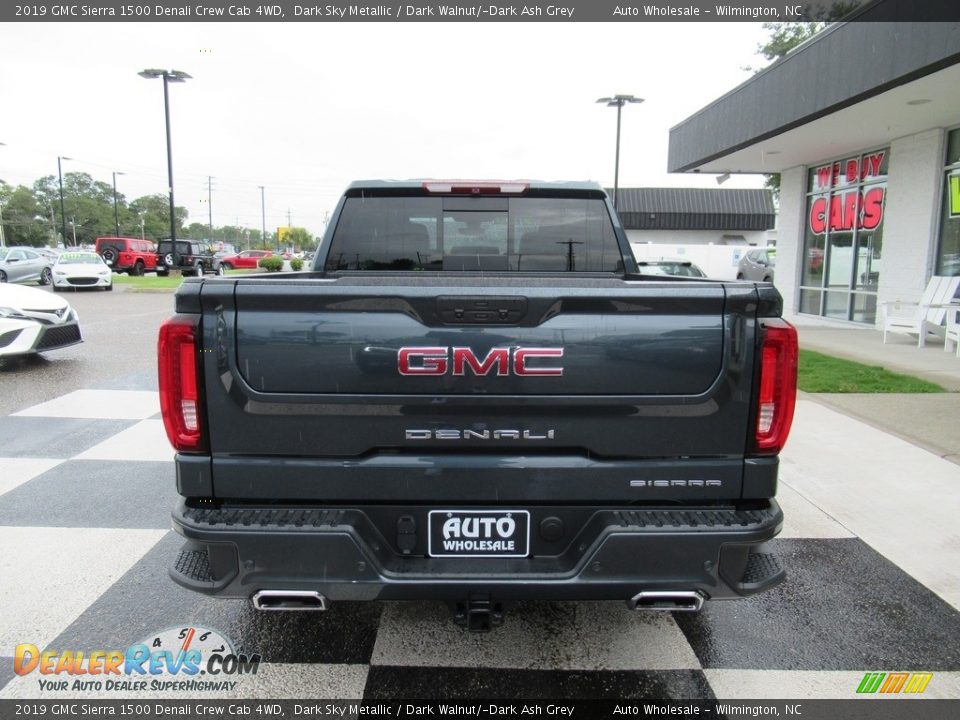 2019 GMC Sierra 1500 Denali Crew Cab 4WD Dark Sky Metallic / Dark Walnut/­Dark Ash Grey Photo #4