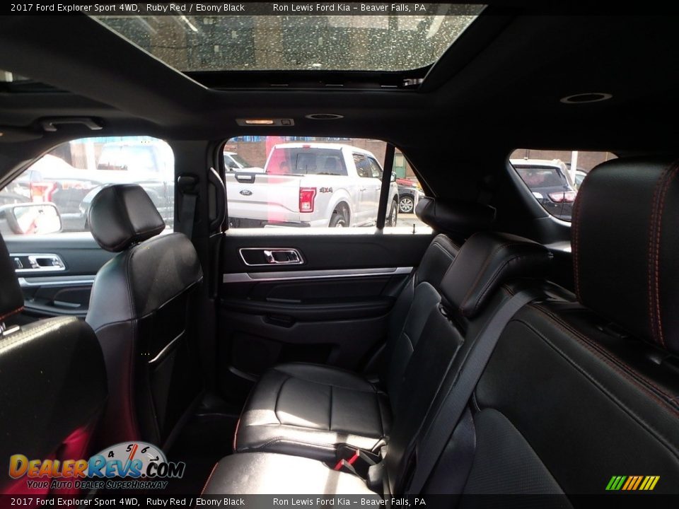 2017 Ford Explorer Sport 4WD Ruby Red / Ebony Black Photo #14