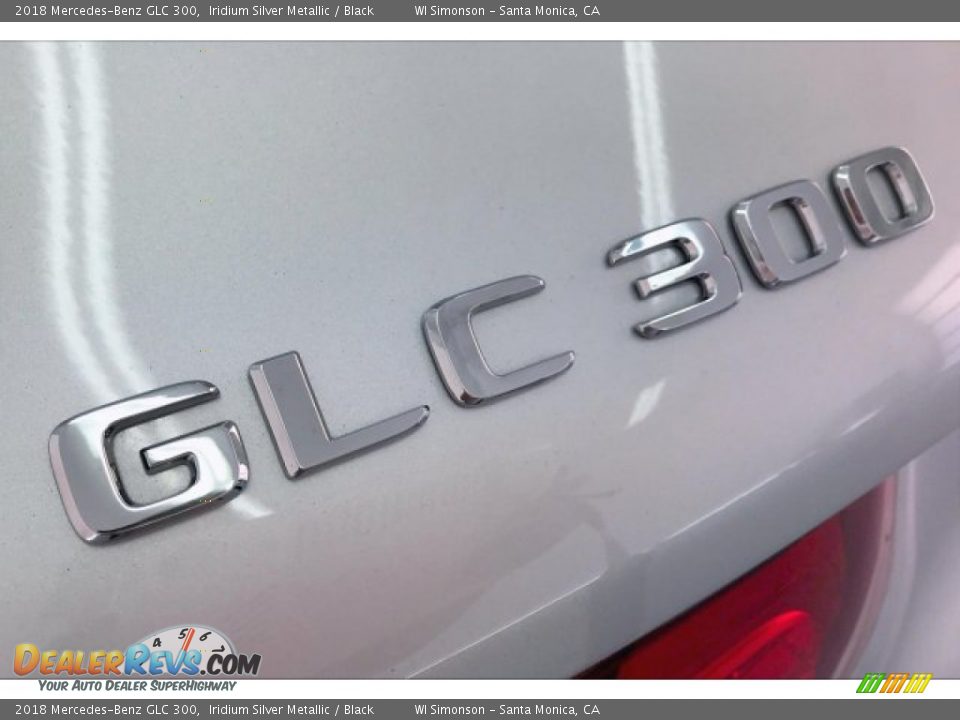 2018 Mercedes-Benz GLC 300 Iridium Silver Metallic / Black Photo #27