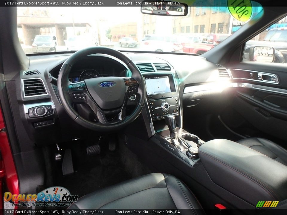 2017 Ford Explorer Sport 4WD Ruby Red / Ebony Black Photo #15