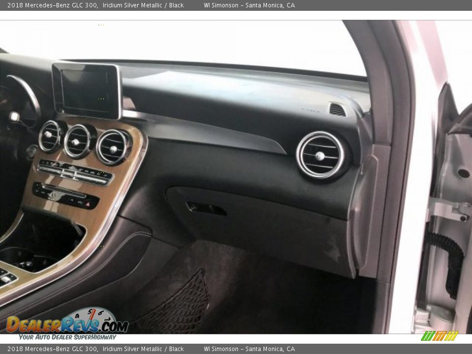 2018 Mercedes-Benz GLC 300 Iridium Silver Metallic / Black Photo #28