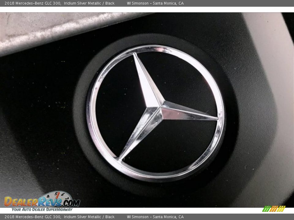 2018 Mercedes-Benz GLC 300 Iridium Silver Metallic / Black Photo #31