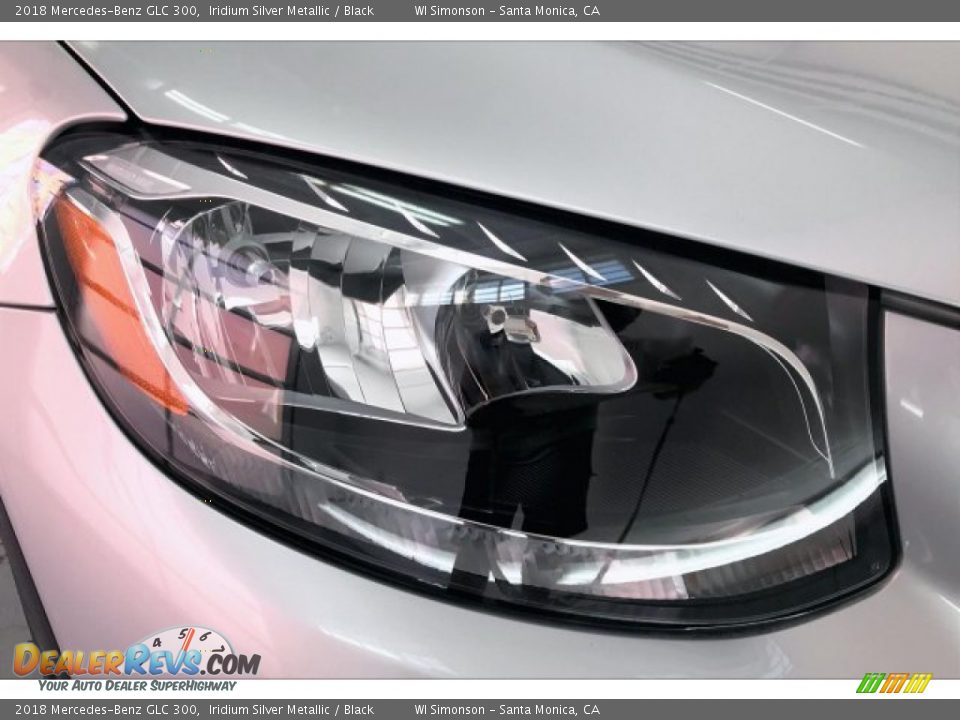 2018 Mercedes-Benz GLC 300 Iridium Silver Metallic / Black Photo #32