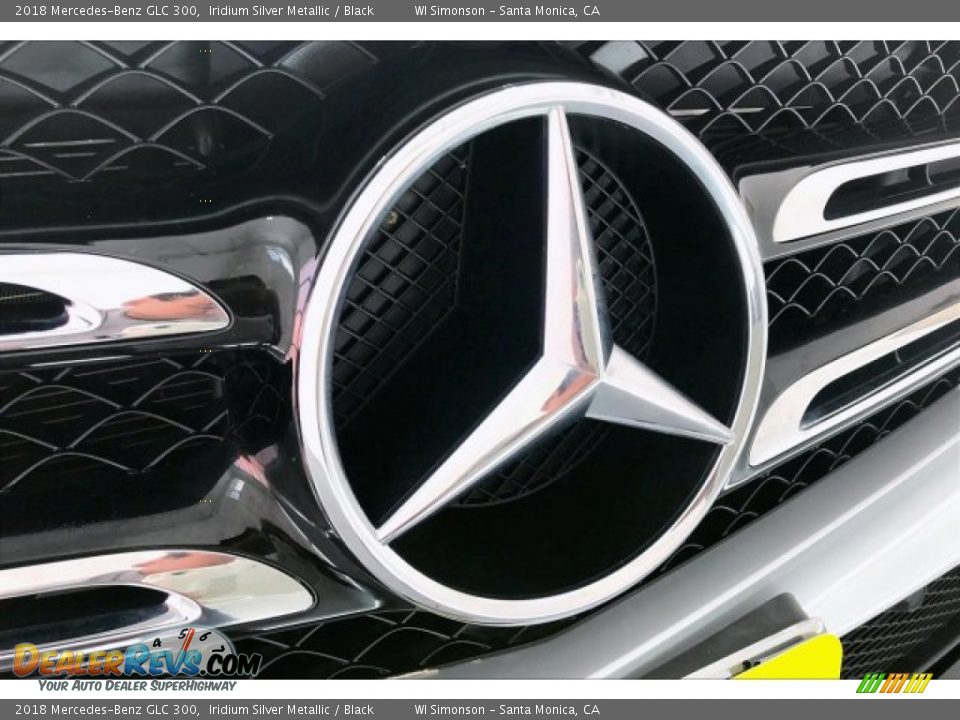 2018 Mercedes-Benz GLC 300 Iridium Silver Metallic / Black Photo #33