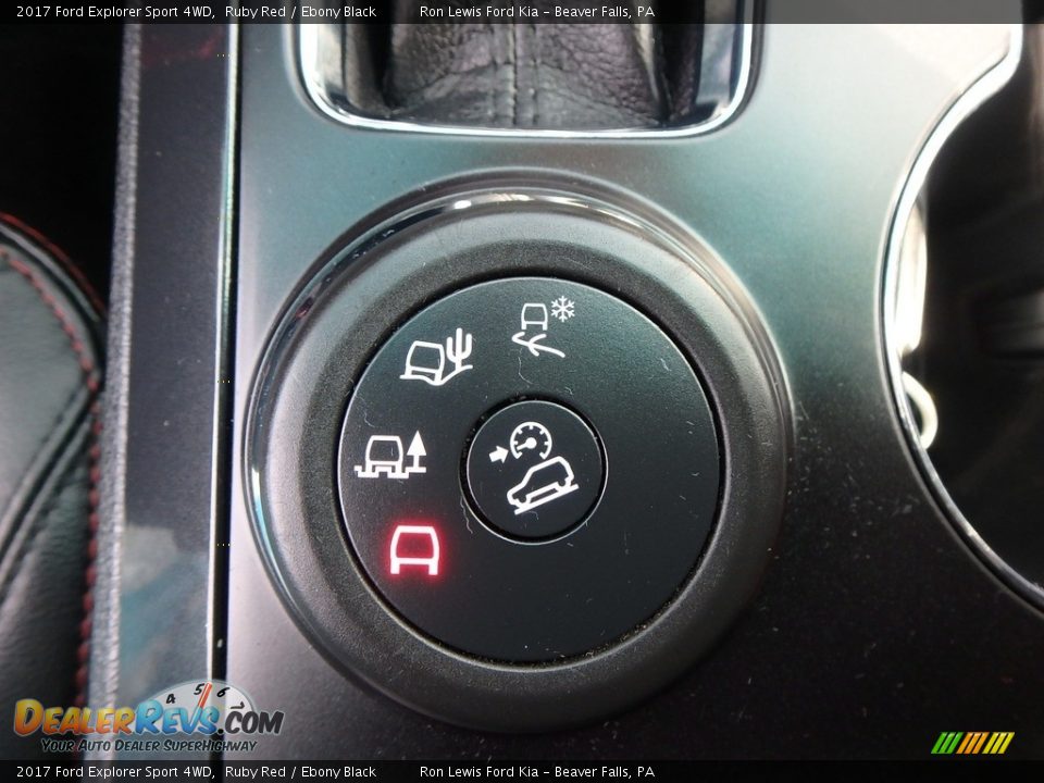 2017 Ford Explorer Sport 4WD Ruby Red / Ebony Black Photo #19