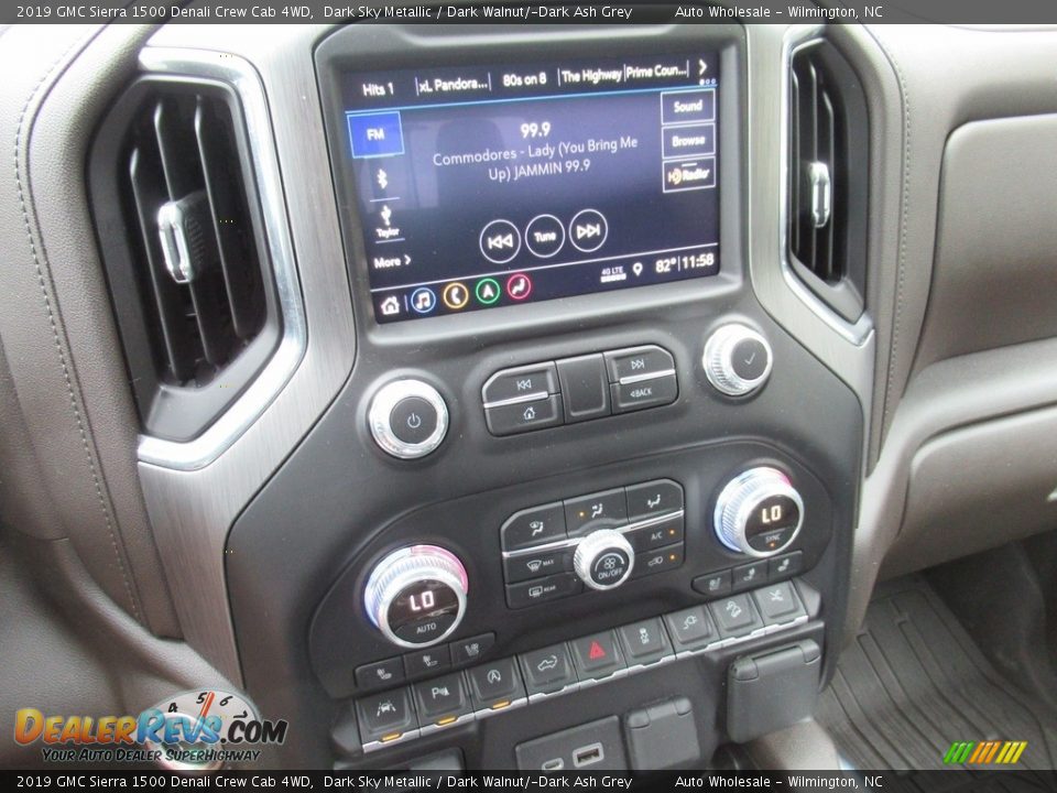 2019 GMC Sierra 1500 Denali Crew Cab 4WD Dark Sky Metallic / Dark Walnut/­Dark Ash Grey Photo #17