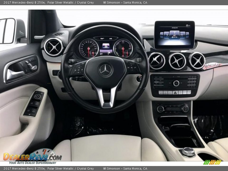 2017 Mercedes-Benz B 250e Polar Silver Metallic / Crystal Grey Photo #4