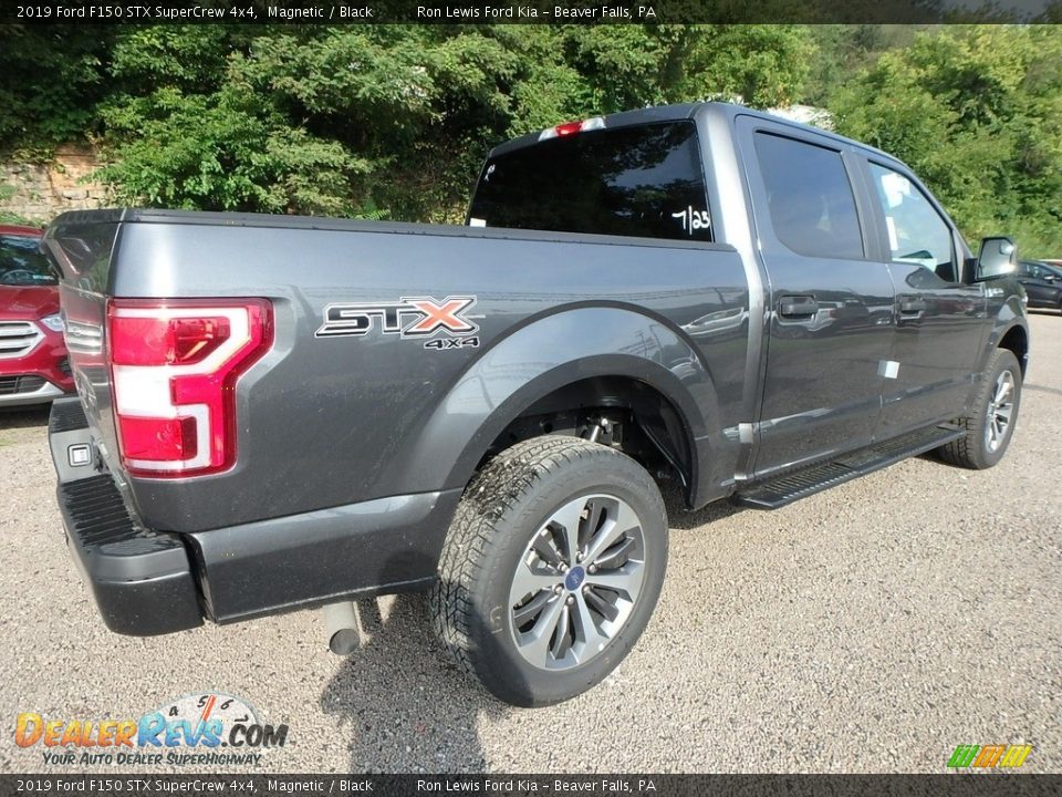 2019 Ford F150 STX SuperCrew 4x4 Magnetic / Black Photo #2