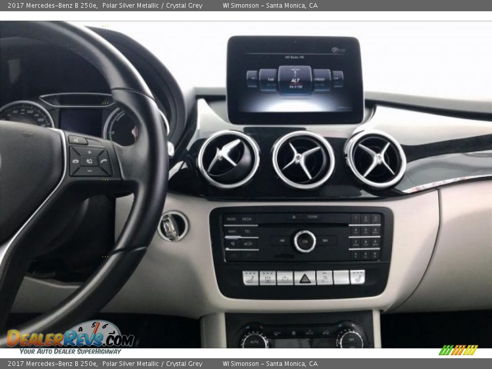 2017 Mercedes-Benz B 250e Polar Silver Metallic / Crystal Grey Photo #5