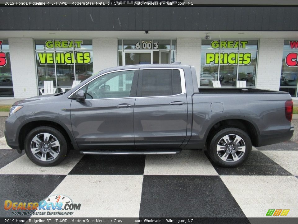 2019 Honda Ridgeline RTL-T AWD Modern Steel Metallic / Gray Photo #1