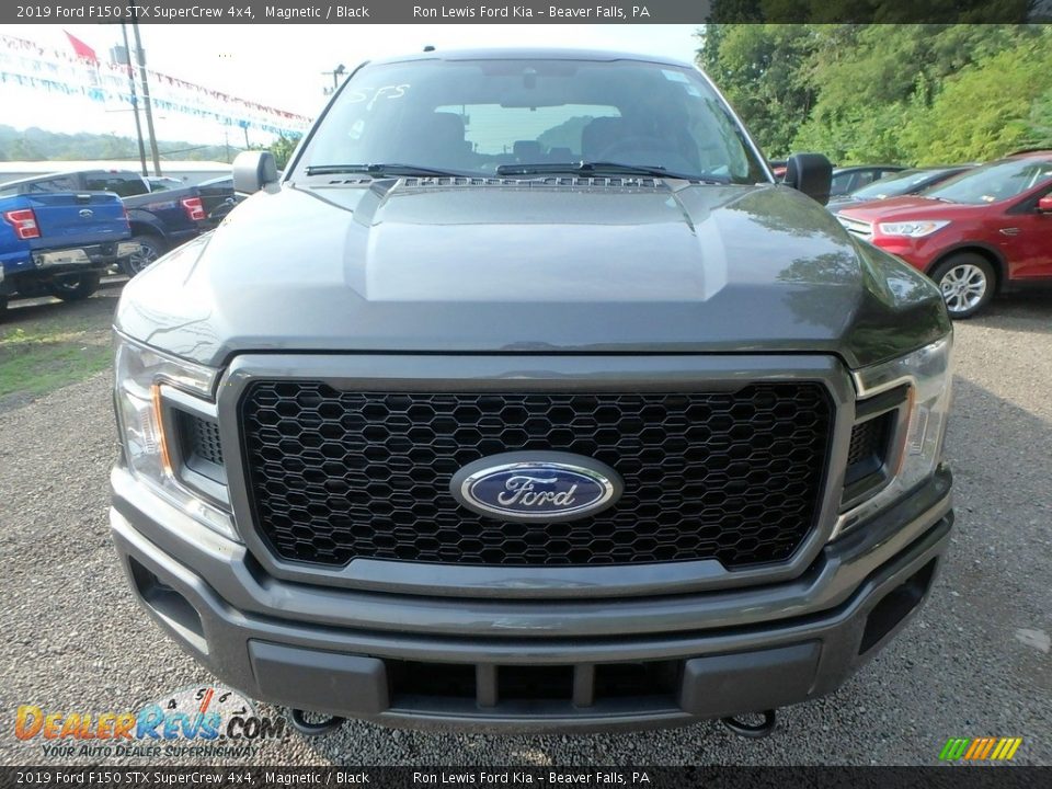 2019 Ford F150 STX SuperCrew 4x4 Magnetic / Black Photo #7