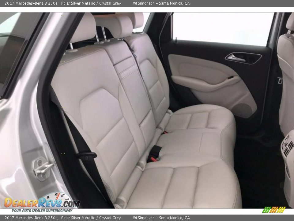2017 Mercedes-Benz B 250e Polar Silver Metallic / Crystal Grey Photo #13