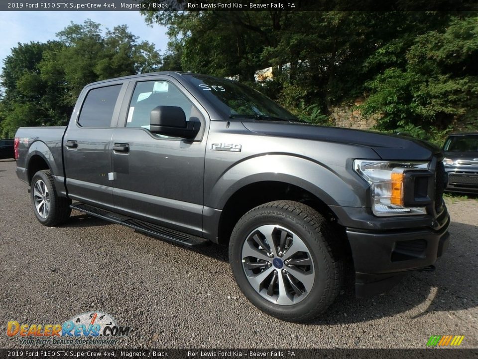 2019 Ford F150 STX SuperCrew 4x4 Magnetic / Black Photo #8