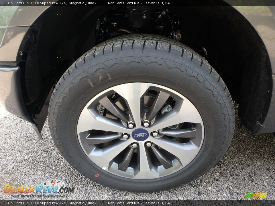 2019 Ford F150 STX SuperCrew 4x4 Magnetic / Black Photo #9